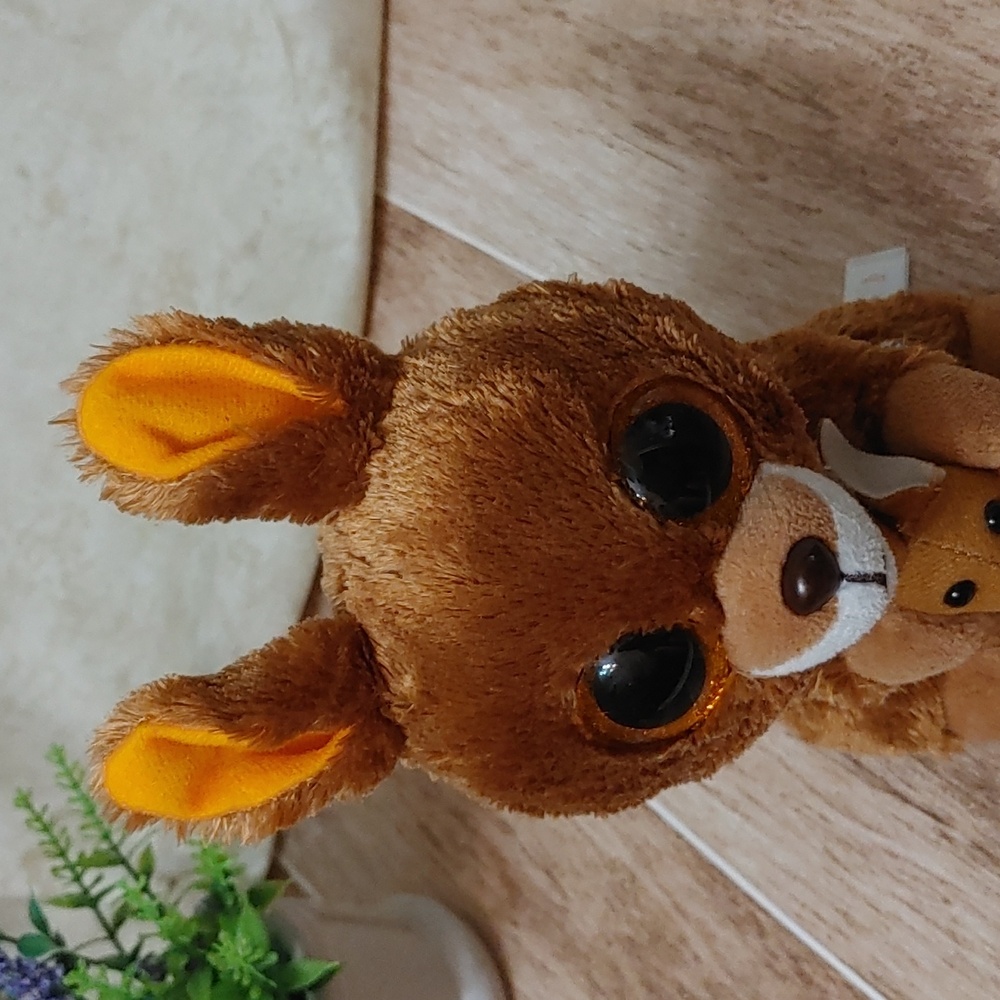 NWT KLIPPER KANGAROO AND ROO JOEY plush stuffed toy 6 in TY collectible - Picture 2 of 7
